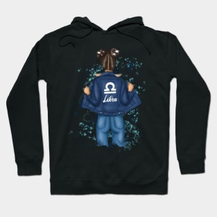 Libra Zodiac Girl Birthday Hoodie